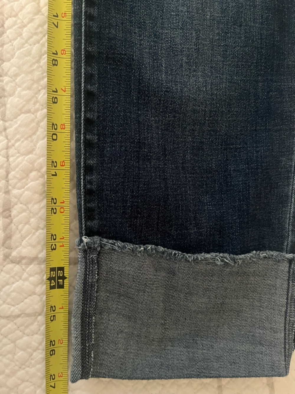 J. Jill Women's Denim Size 8 High Rise  Straight-Leg Jeans in Dark Indigo - Picture 6 of 7